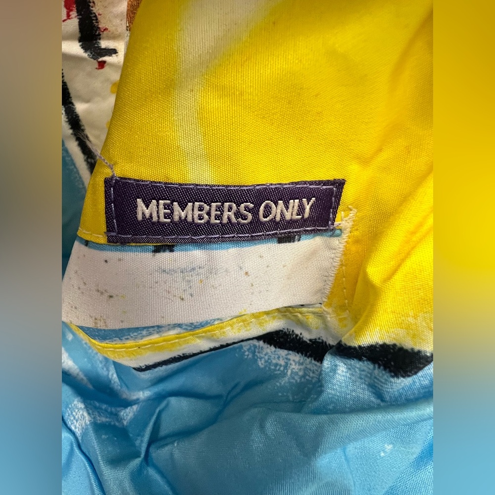 Members Only Jacket,Jean-Michel Basquiat, Medium, Full‎ Zip - Picture 3 of 8